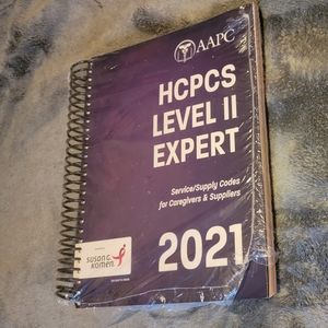 AAPC HCPCS LEVEL II EXPERT 2021 Medical Billing and Coding Book